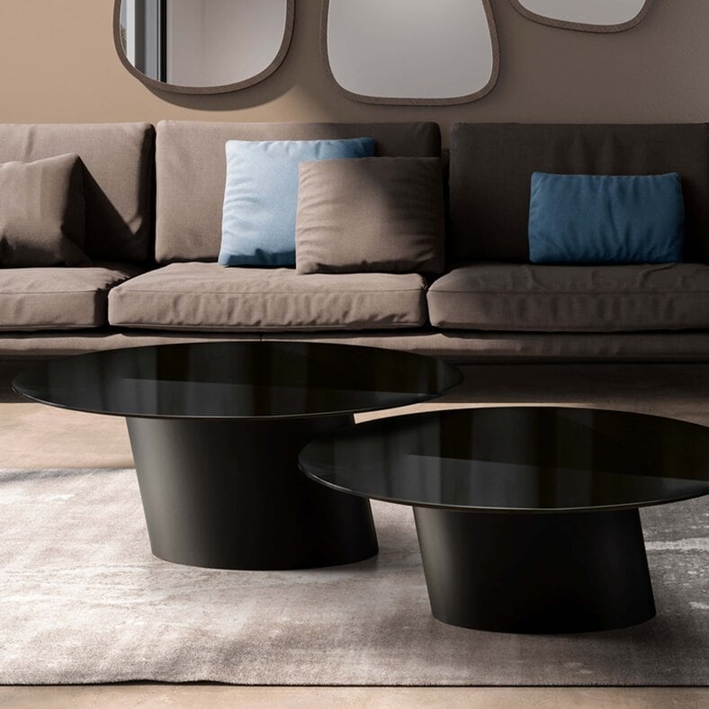 Rotolo Low Wood Top Coffee Table | Furniture | Sklar Furnishings